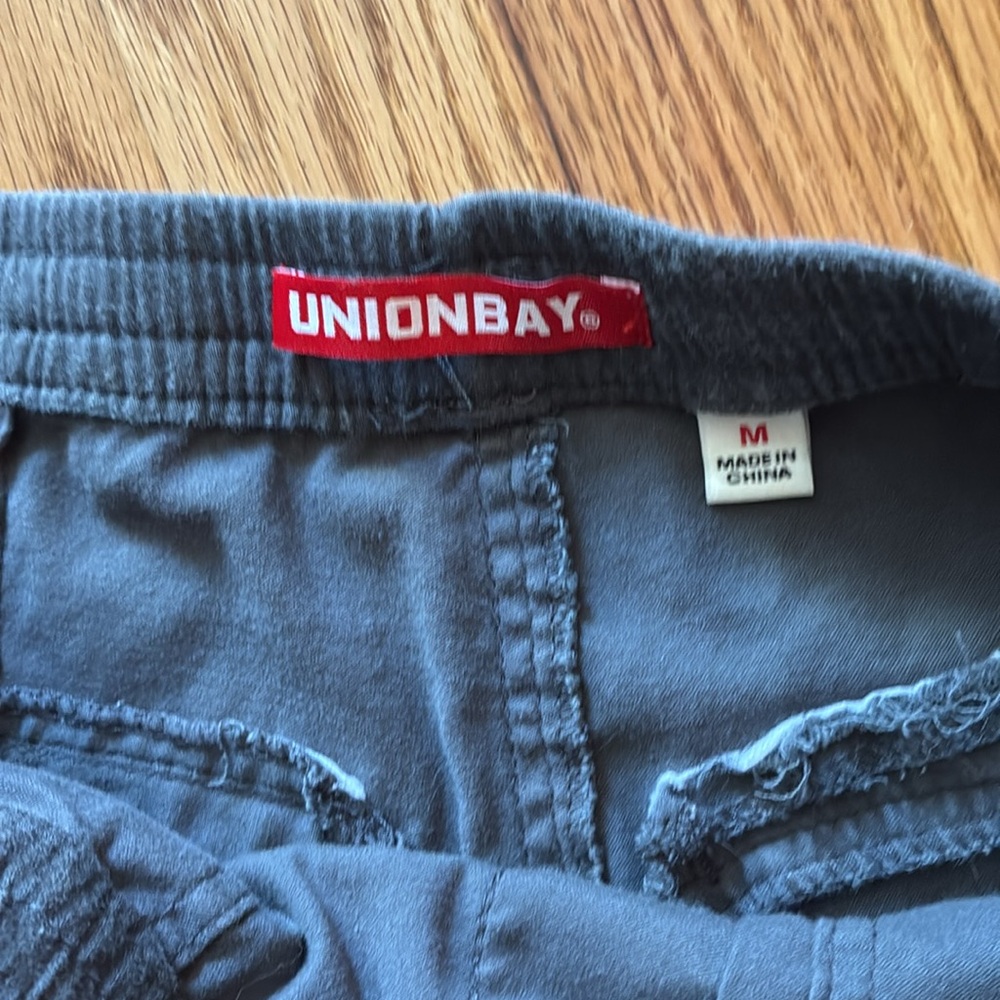 EUC Union Bay Juniors Charcoal Shorts - Picture 2 of 6